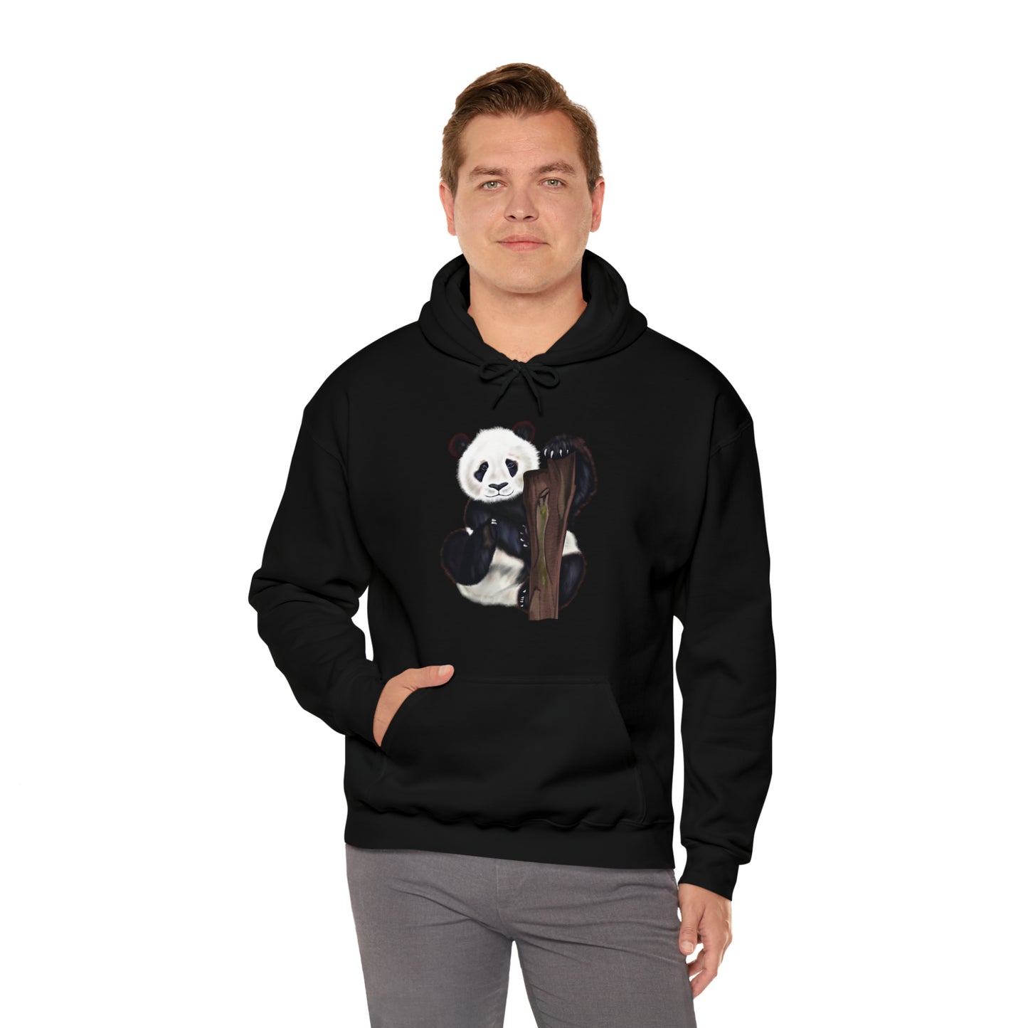 Panda Art Illustration Hoodie