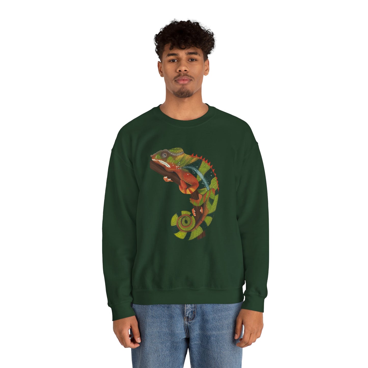 Chameleon Illustration Sweatshirt