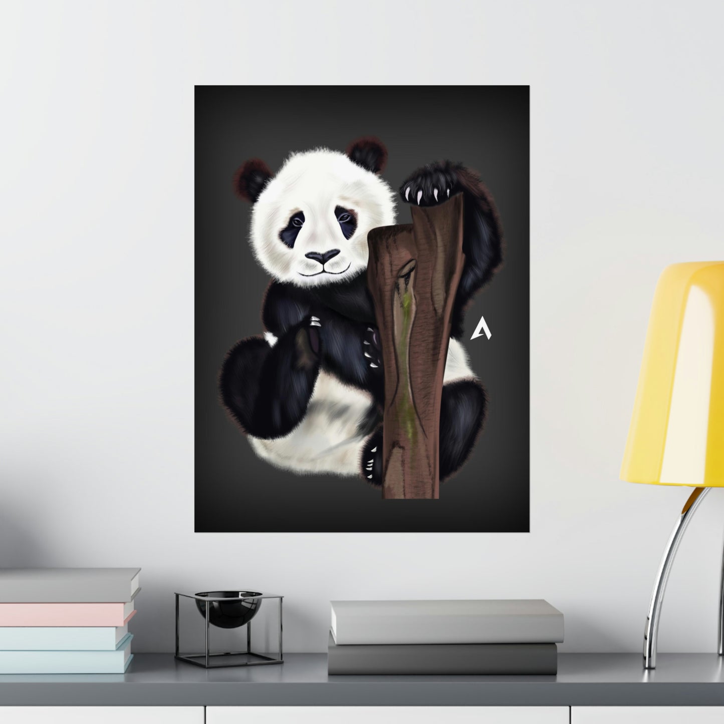 Panda Art Illustration Poster