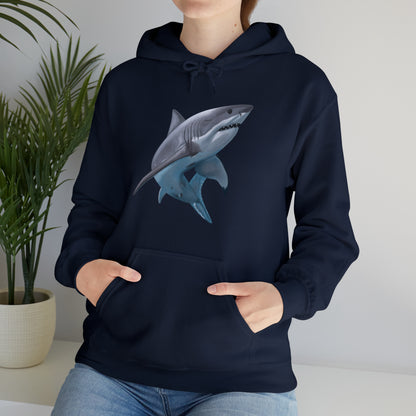 Shark Art Illustration Hoodie