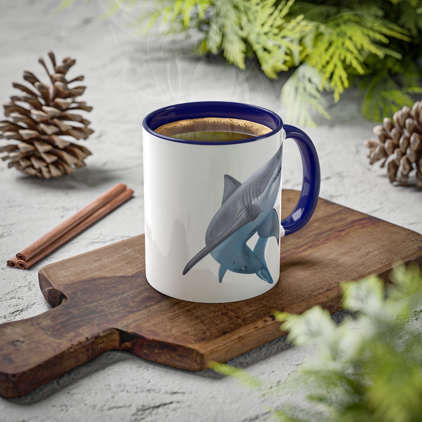 Shark Art Illustration Mug