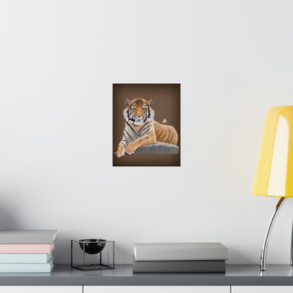 Tiger Art illustration Poster