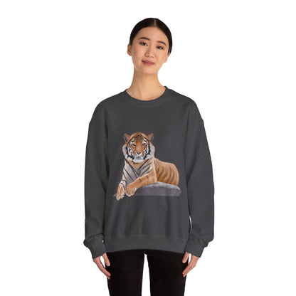 Tiger Illustration Sweatshirt