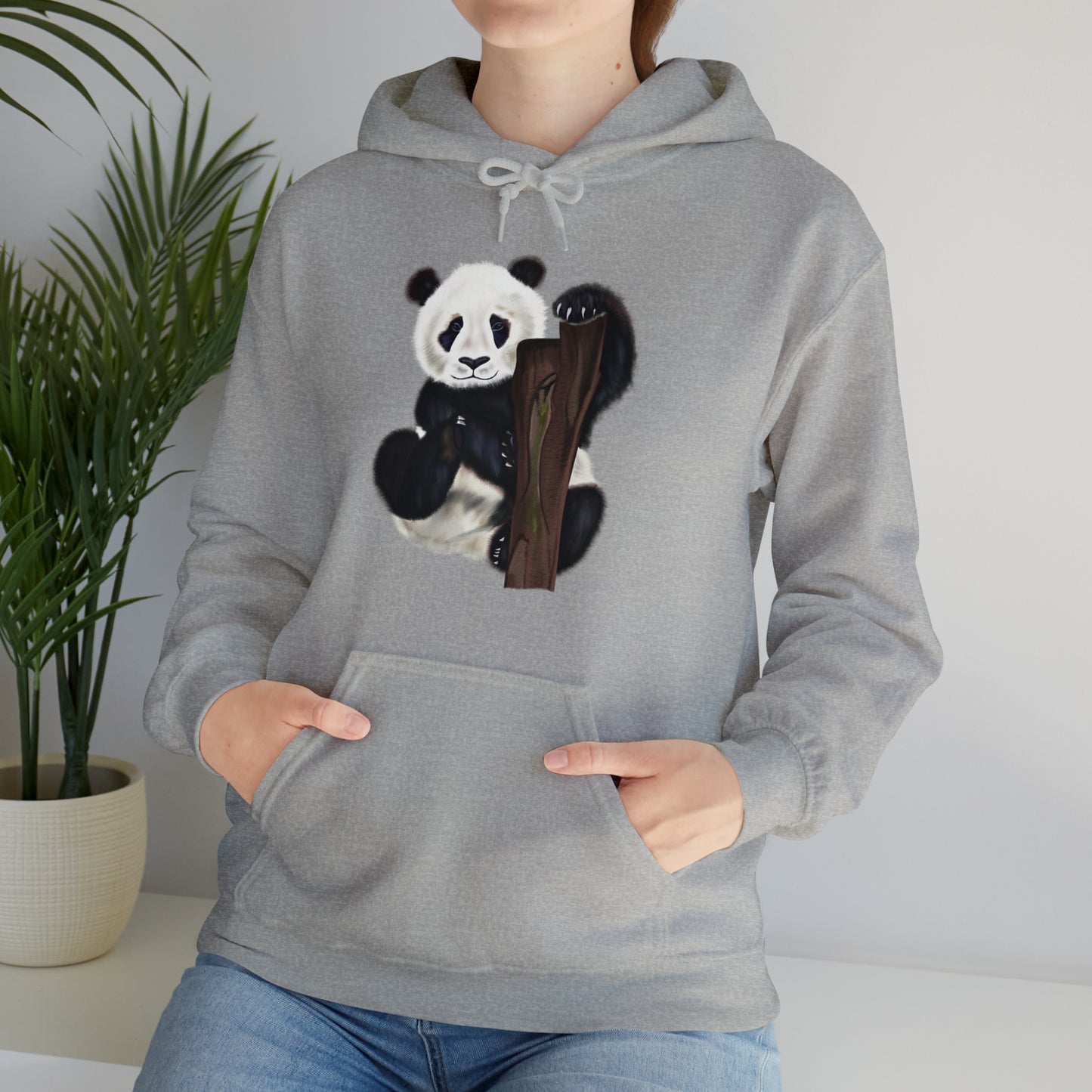 Panda Art Illustration Hoodie