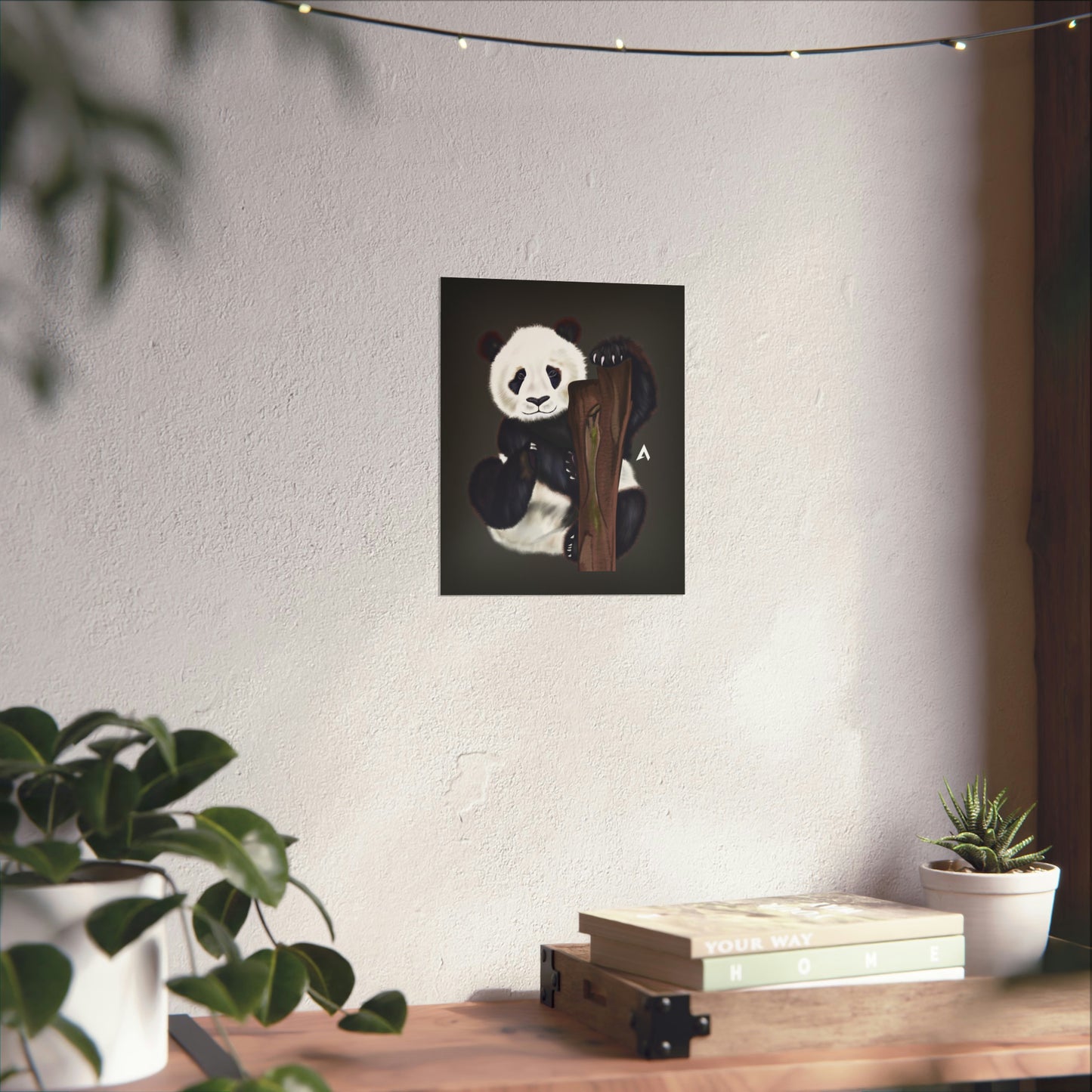 Panda Art Illustration Poster