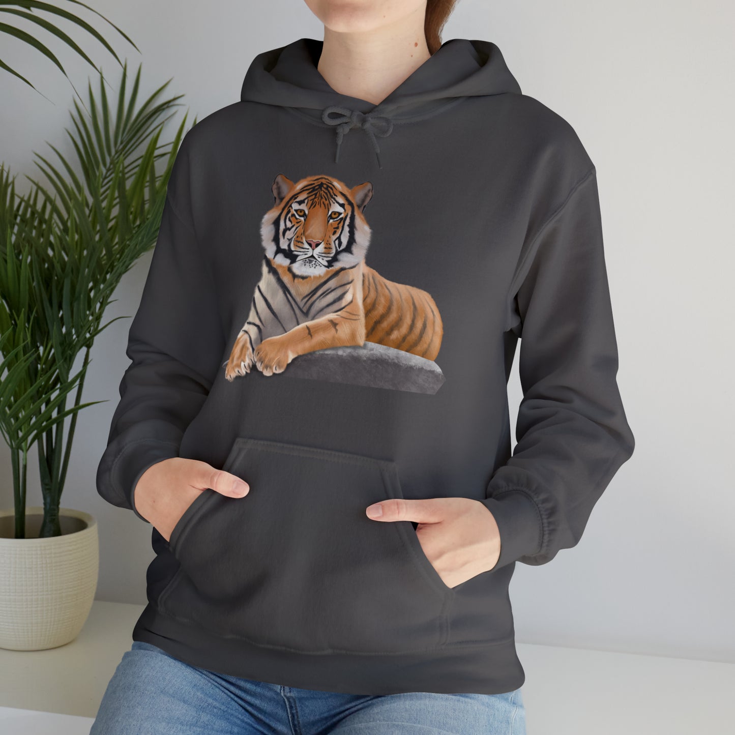 Tiger Art Illustration Hoodie