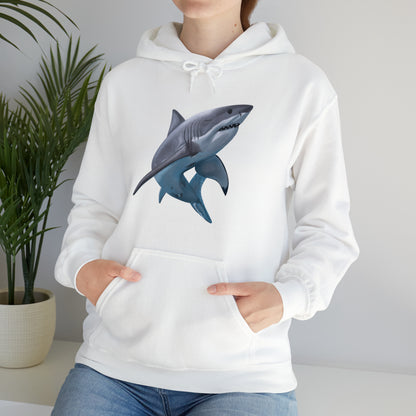 Shark Art Illustration Hoodie