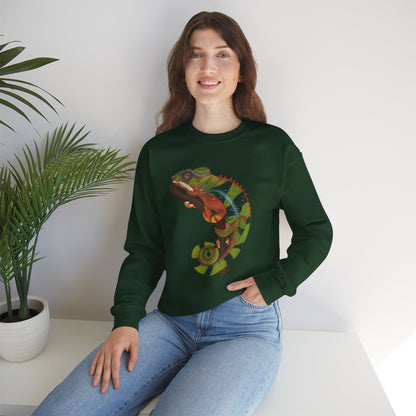 Chameleon Illustration Sweatshirt