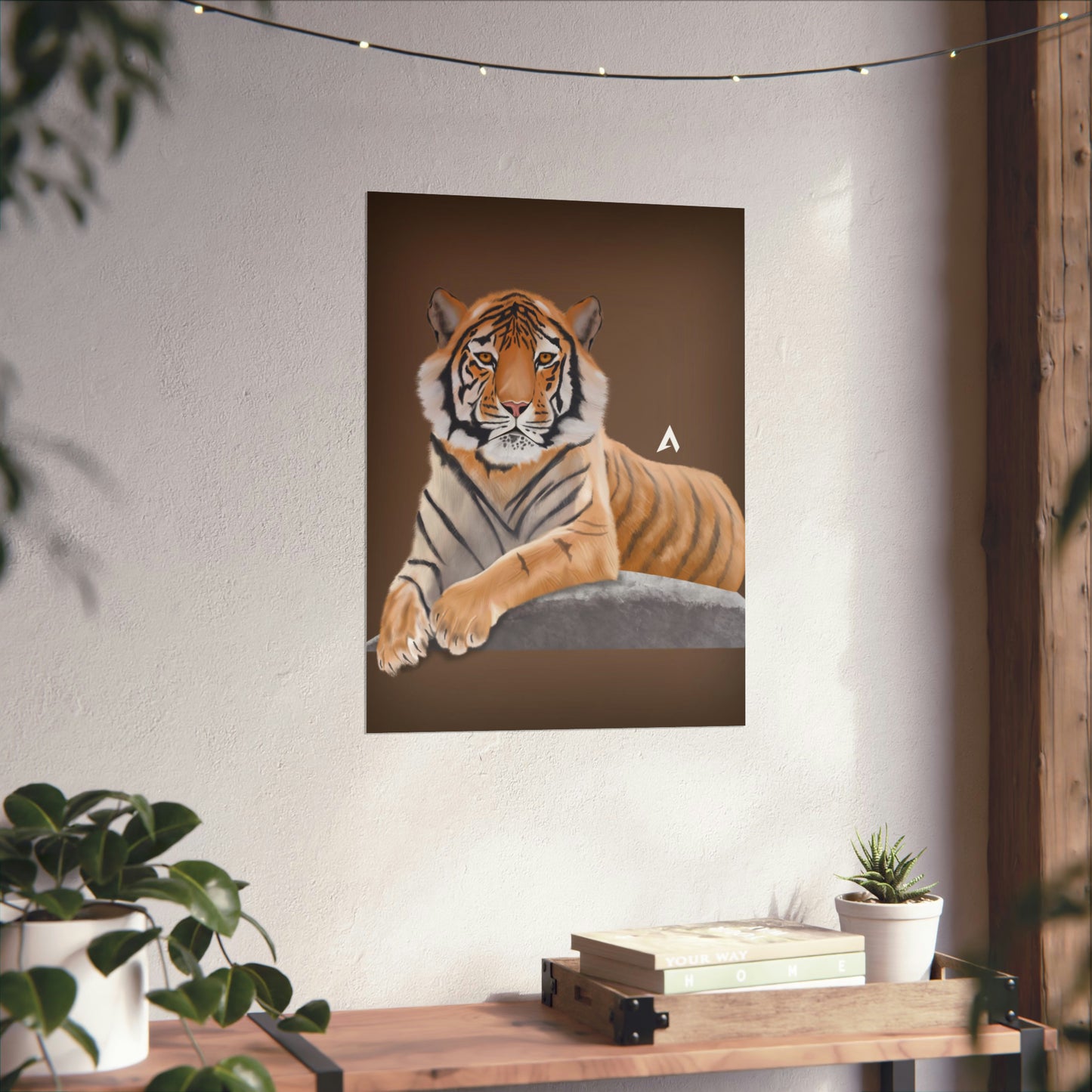 Tiger Art illustration Poster